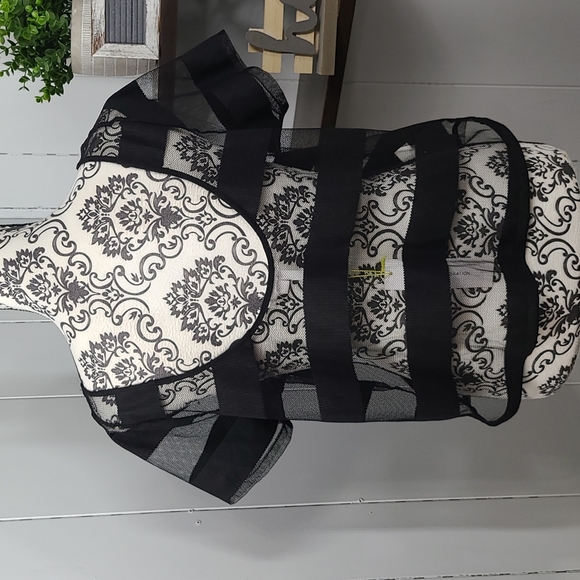 BCBGeneration Mesh Striped Top - Picture 6 of 9